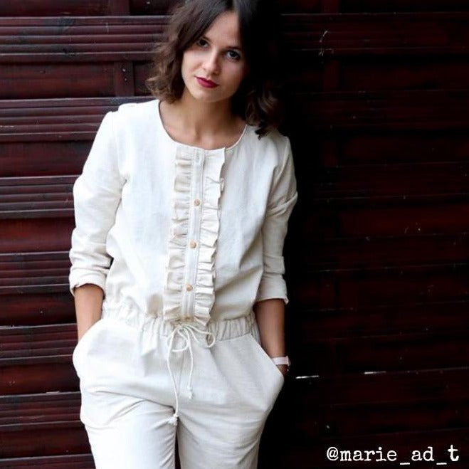 Couture de combinaison longue pour femme