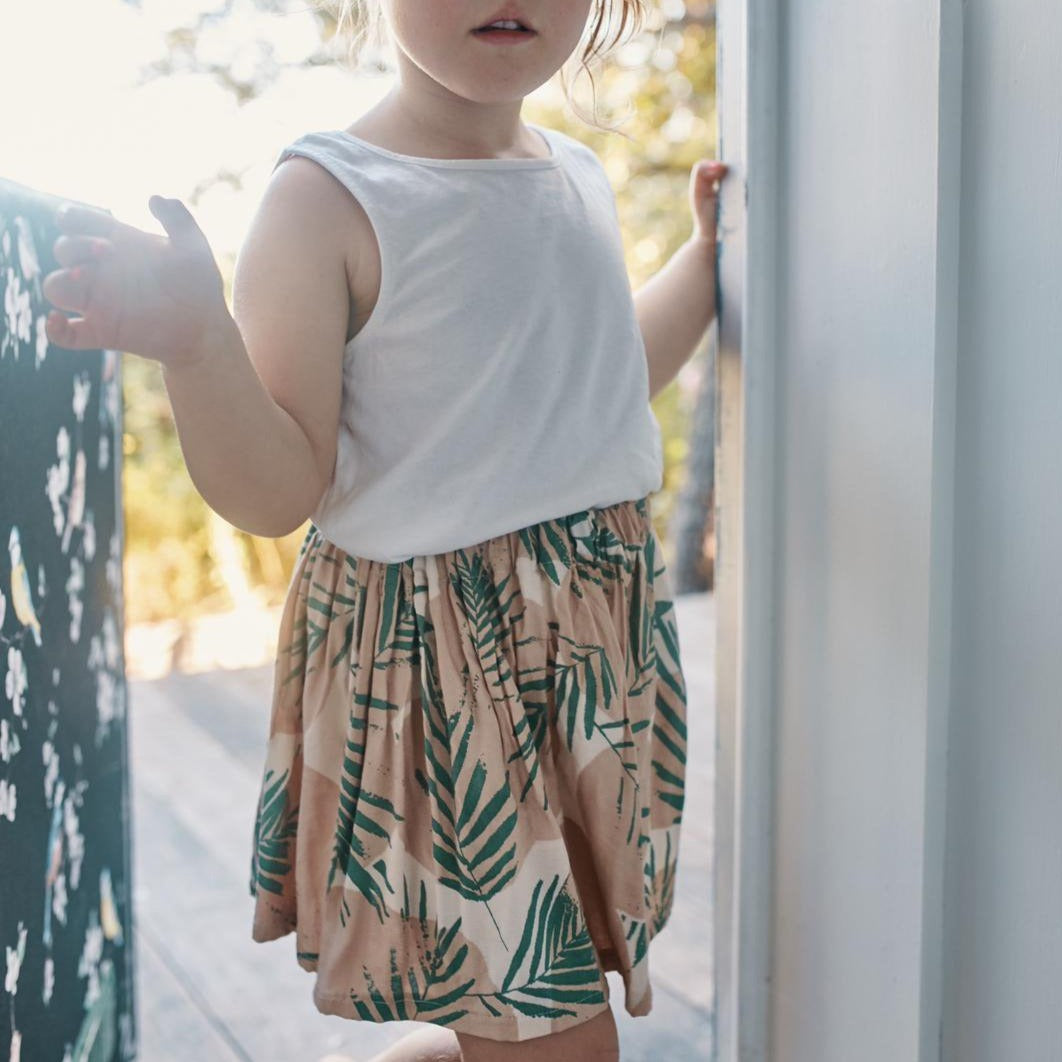 Couture de jupe pour fille