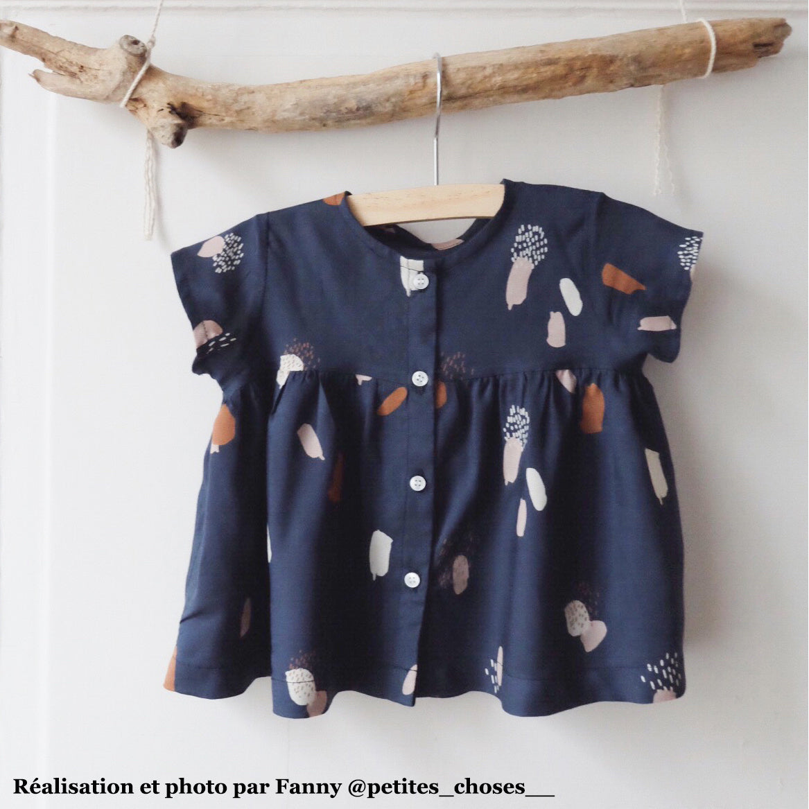 Patron de blouse et robe format papier