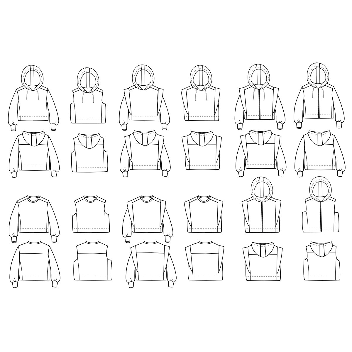 Patron de sweat pour femme