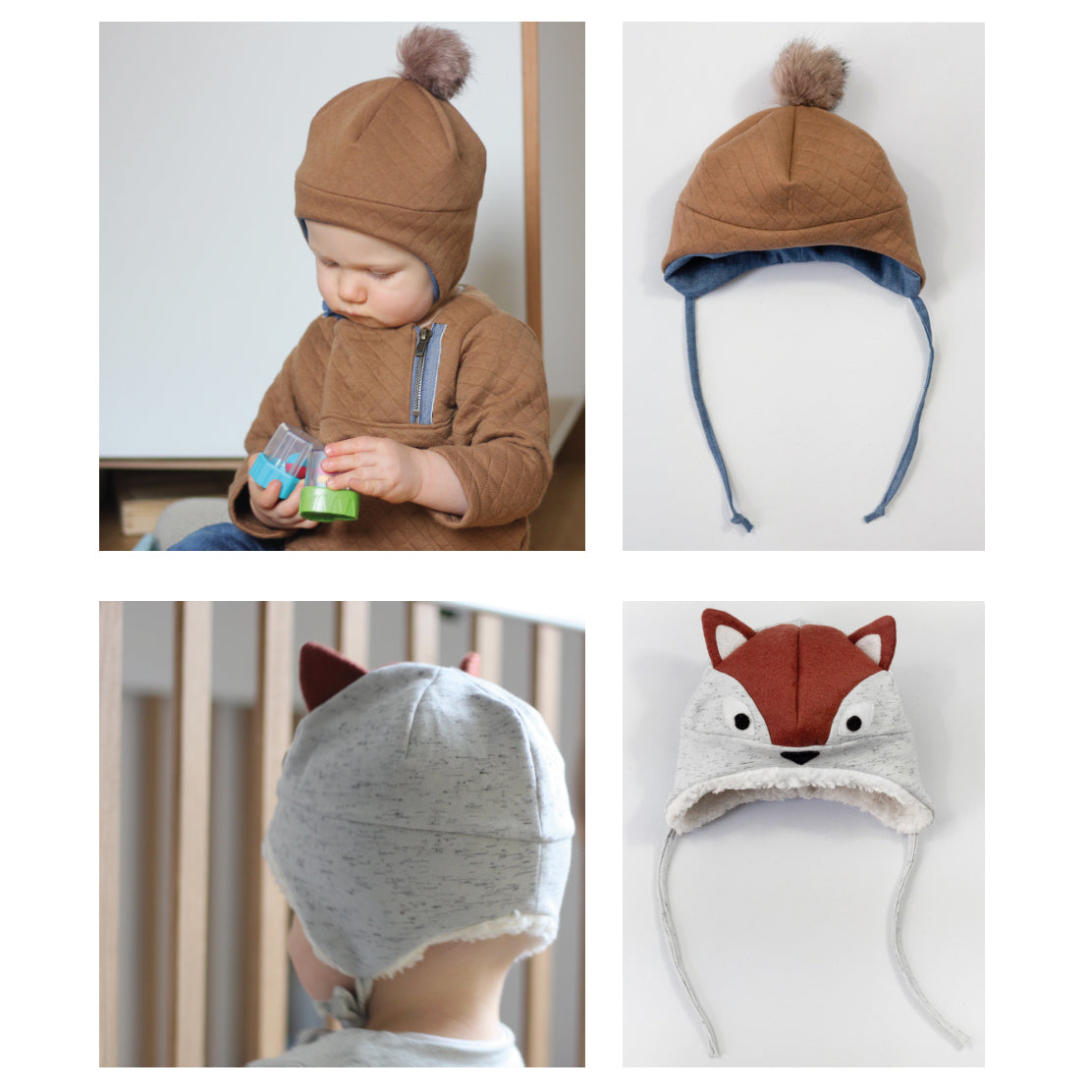 Patron de bonnet et chapka