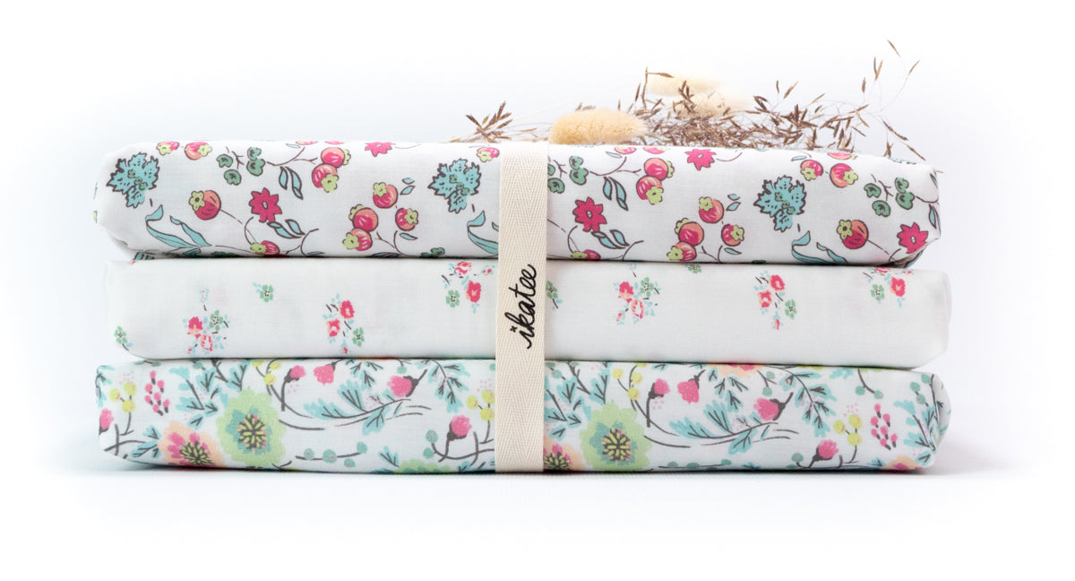 La nouvelle collection de jerseys et satins de coton ikatee est arrivée !