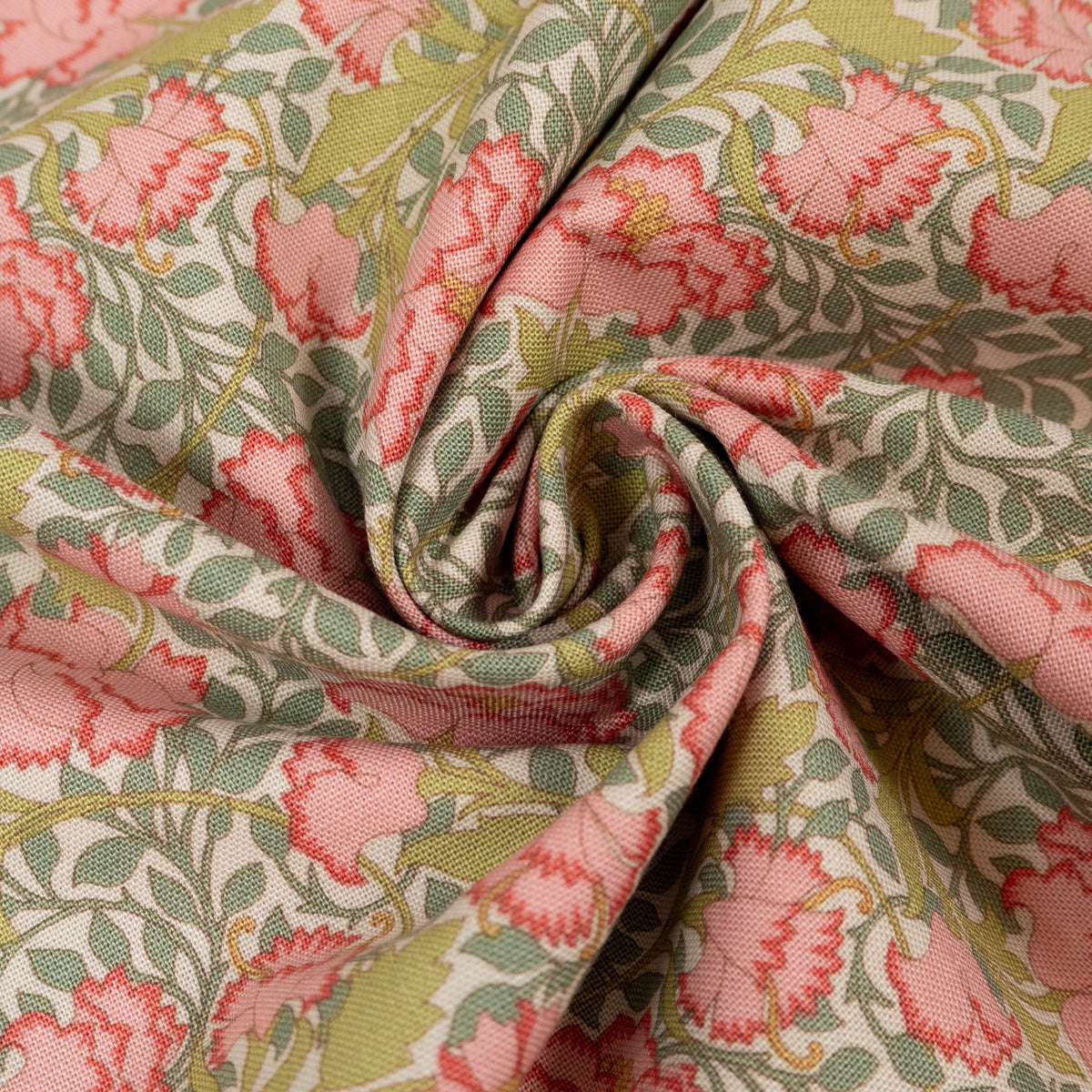Tissu popeline motif floral Tilda