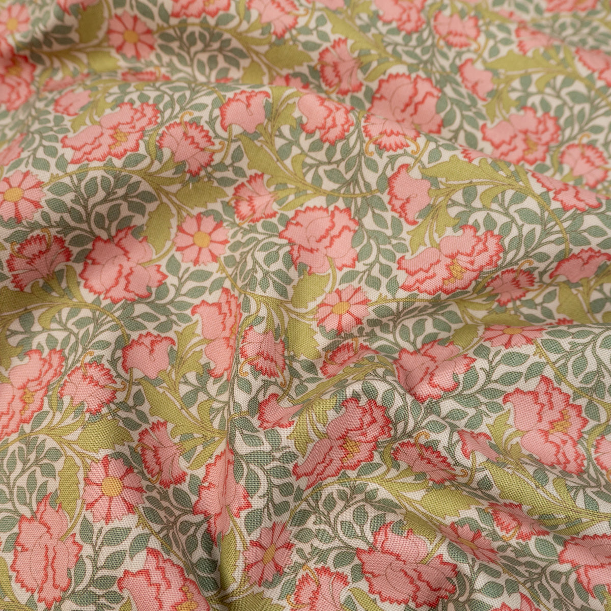 Tissu popeline motif floral Tilda