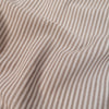 Tissu Popeline - Rayures - Beige et blanc