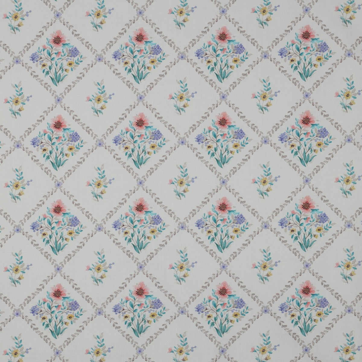 Tissu popeline floral