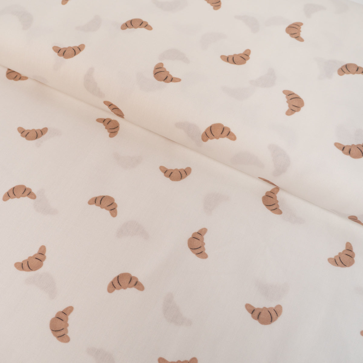 tissu popeline croissant