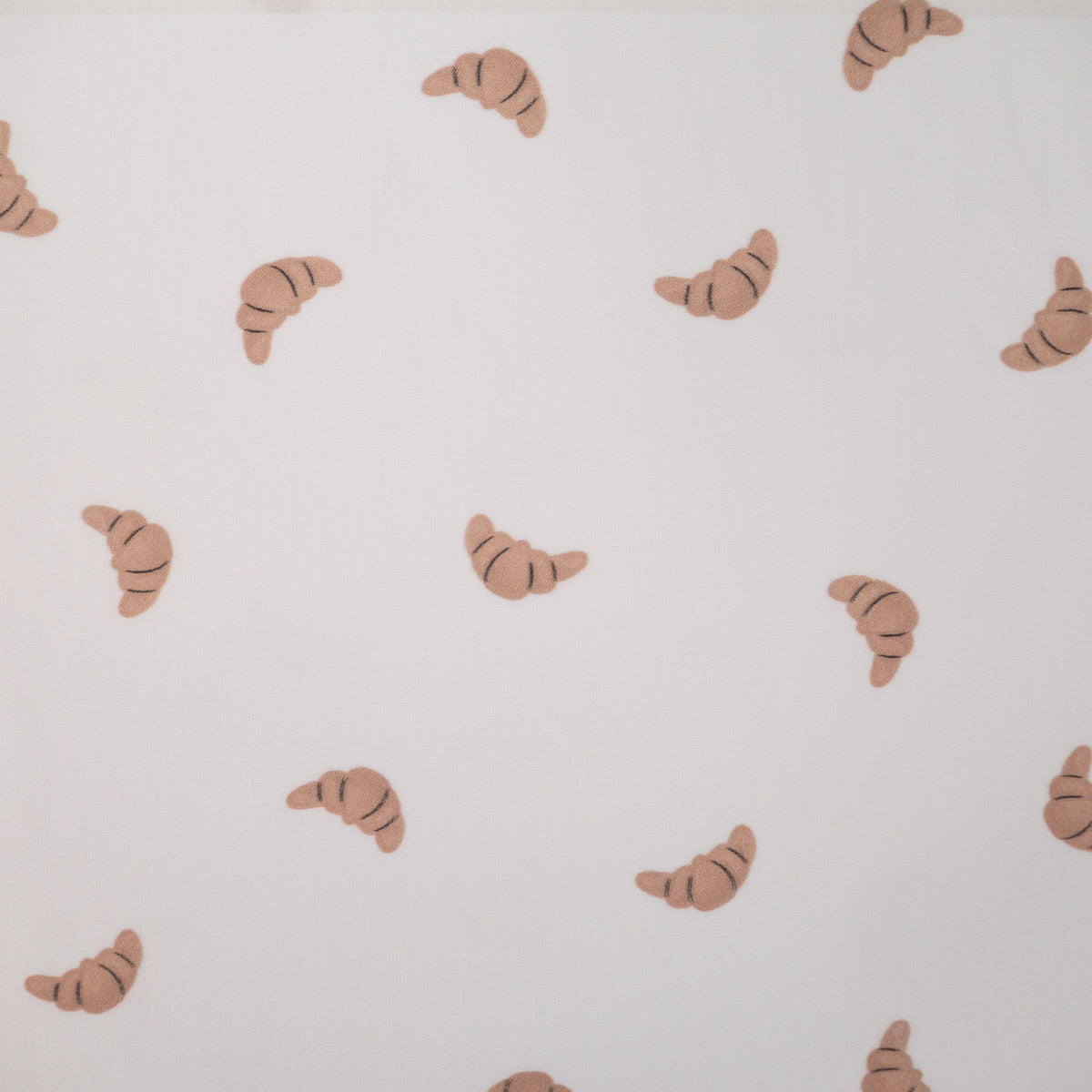 tissu popeline croissant