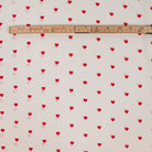 tissu popeline coeurs
