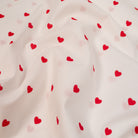 tissu popeline coeurs