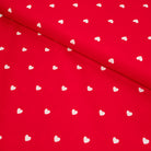 tissu popeline coeurs