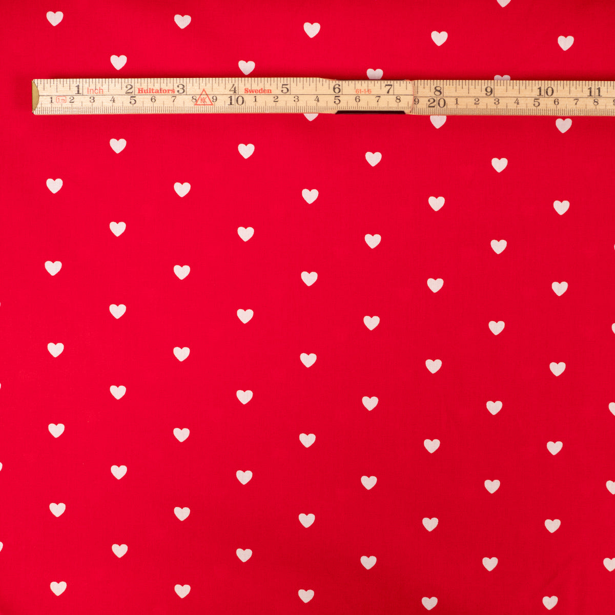 tissu popeline coeurs