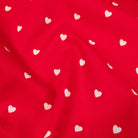 tissu popeline coeurs