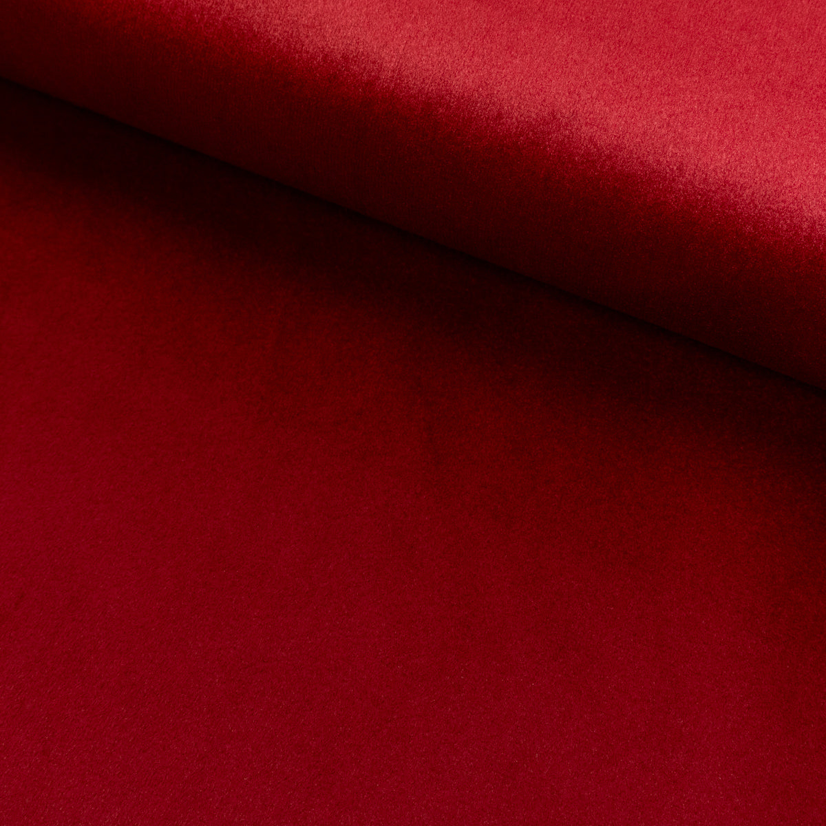 Tissu velours ras bordeaux – vue 2