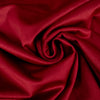 Tissu velours ras bordeaux, uni et légèrement brillant
