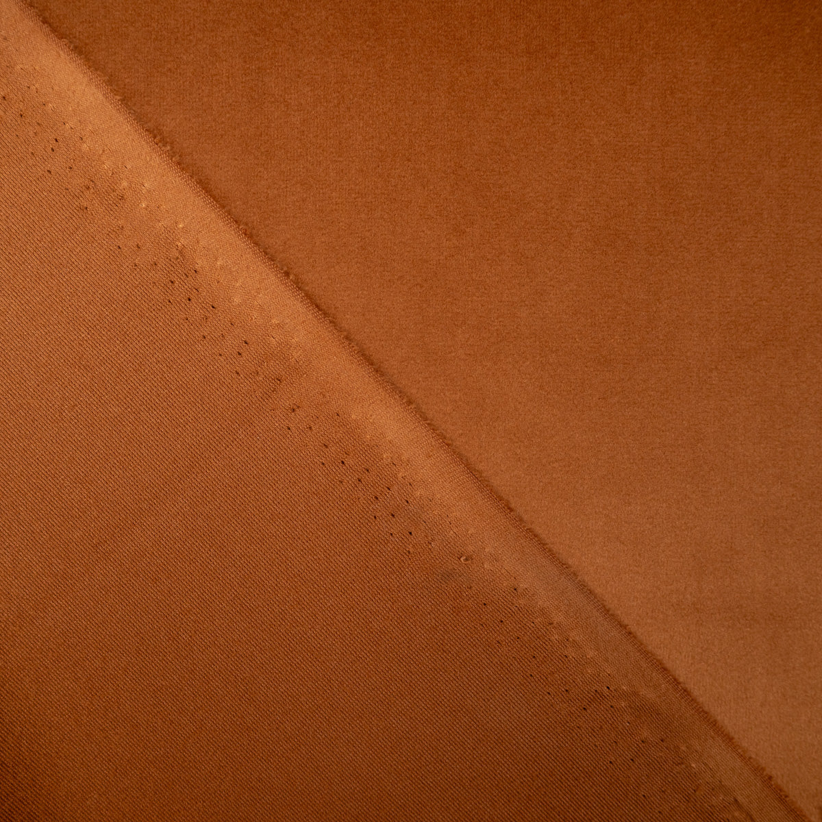 Tissu velours ras camel – vue 5