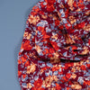 Tissu viscose - Ikatee® - Flora Viva - Bordeaux