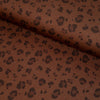 Tissu French terry Bio - Ikatee® - Graou - Chocolat