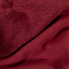 Tissu Teddy Polaire - Bordeaux