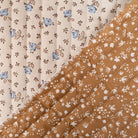 tissu matelassé floral