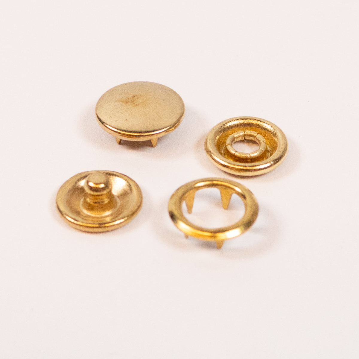Bouton Pression métal - 10,5mm - Doré - lot de 2 | ikatee