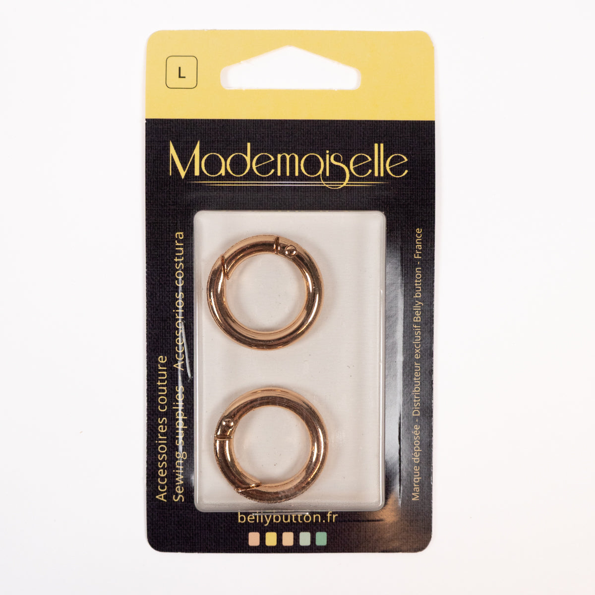 anneaux mousquetons pour sac