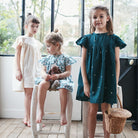 Couture de blouse et robe pour mère et fille 