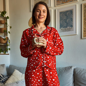 Kit pyjama femme Budapest - Petit Cœur - Version longue - 48 au 52