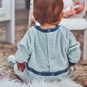 Coudre un pyjama bébé avec pieds hiver
