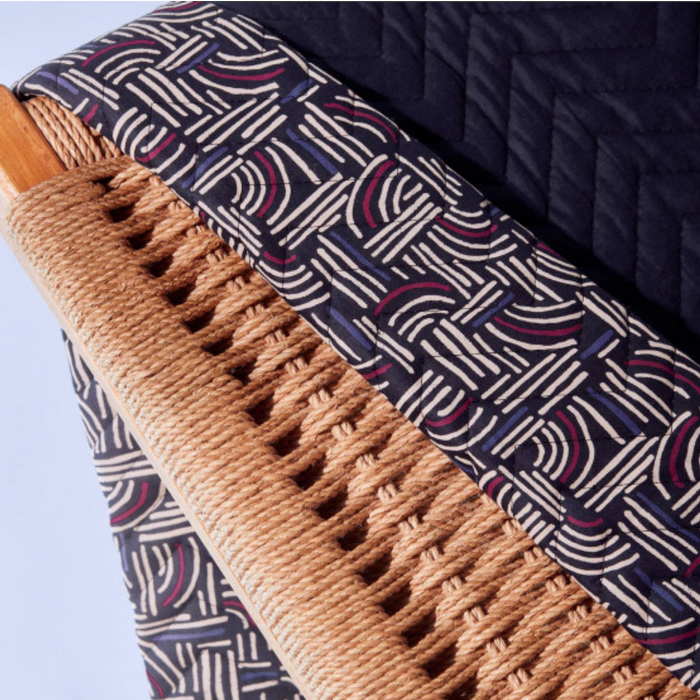 Tissu matelassé - Atelier Brunette® - Hopscotch - Night