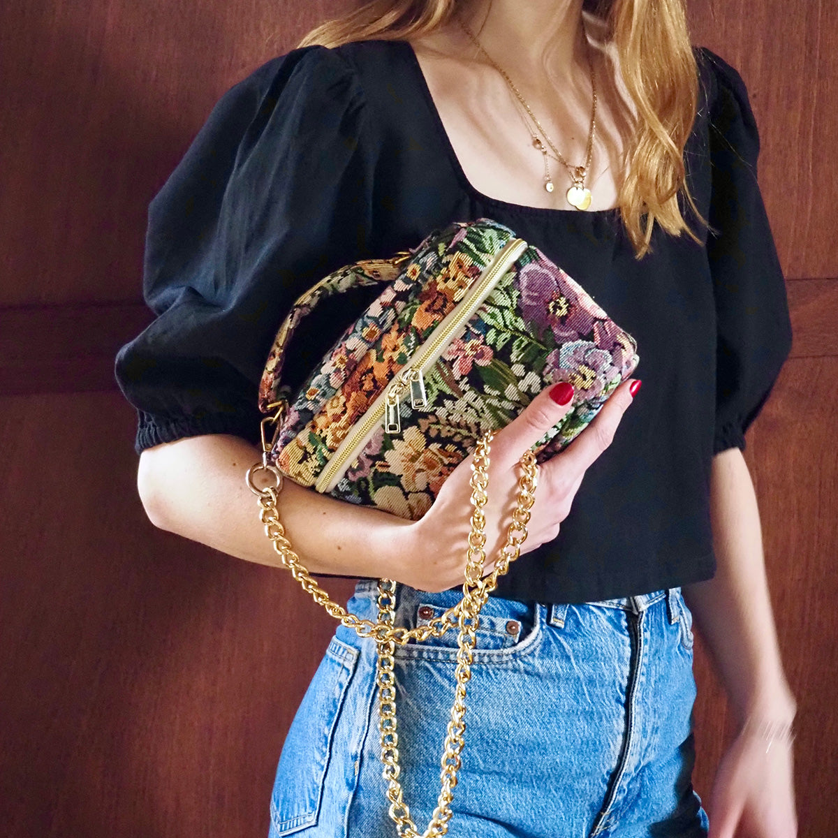 patron de couture de petit sac vanity