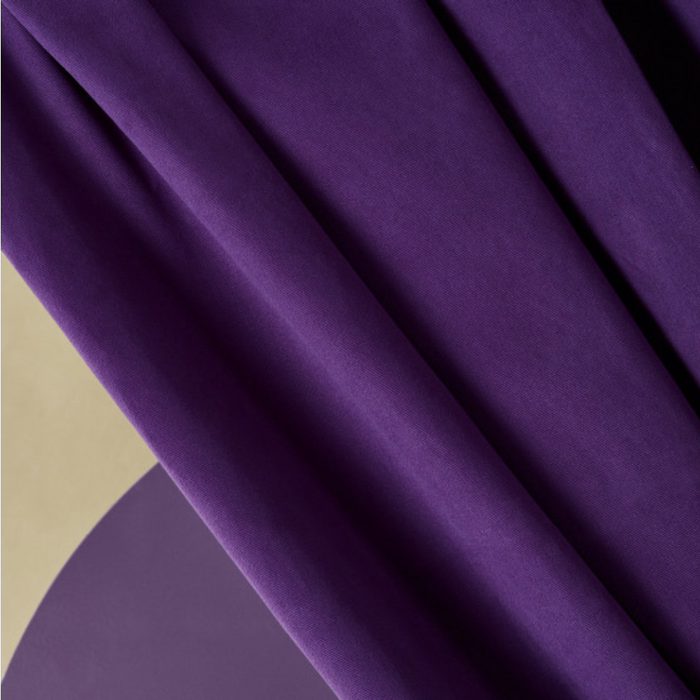 Tissu gabardine ©Atelier Brunette - Majestic - Violet