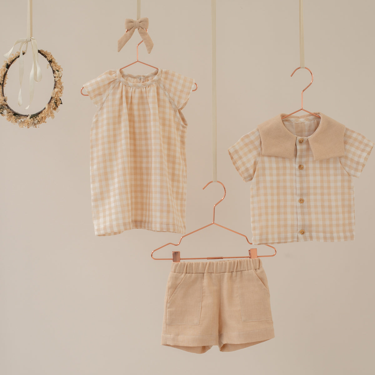 patrons robe short et blouse bébé