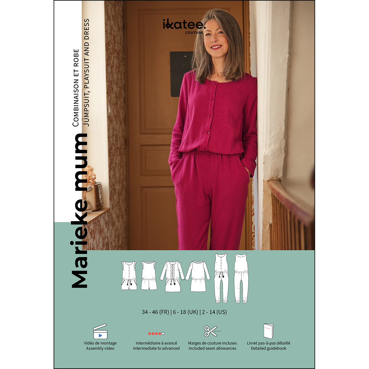 Patron de couture combi femme
