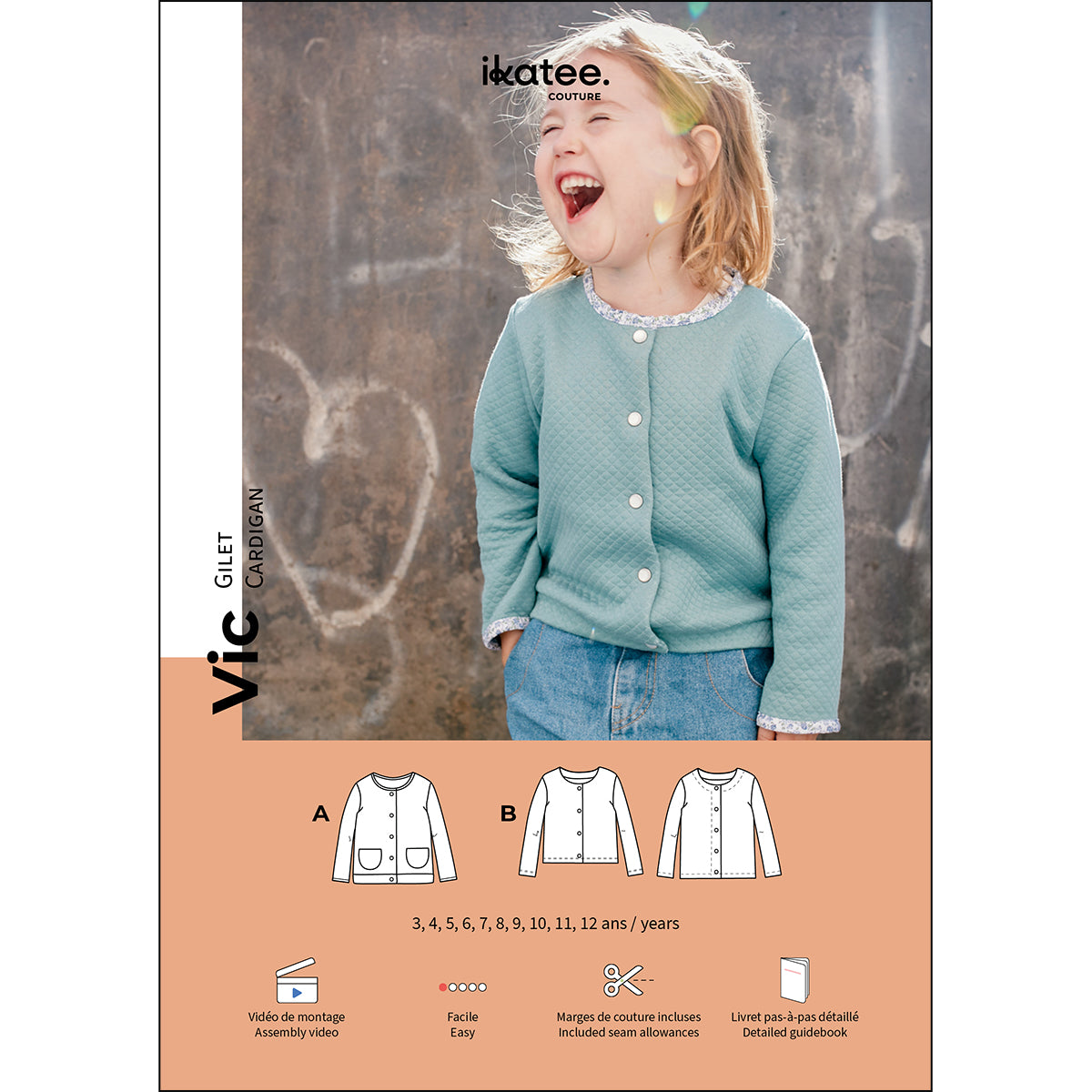 patron de couture gilet enfant