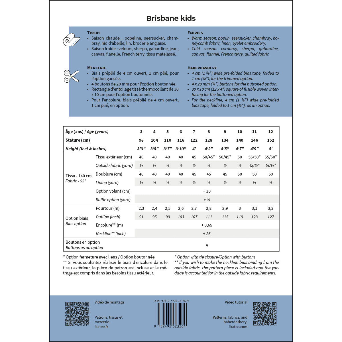 Coudre un top pour enfant