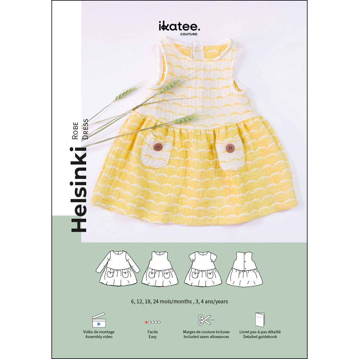 patron de couture robe bébé
