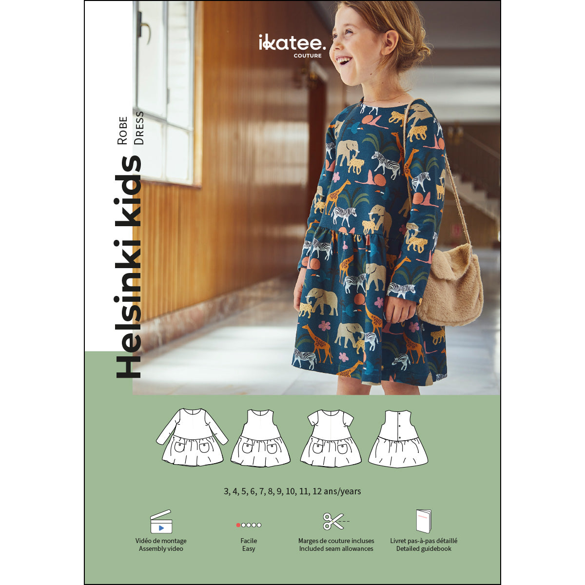 Patron de couture robe pour fille 