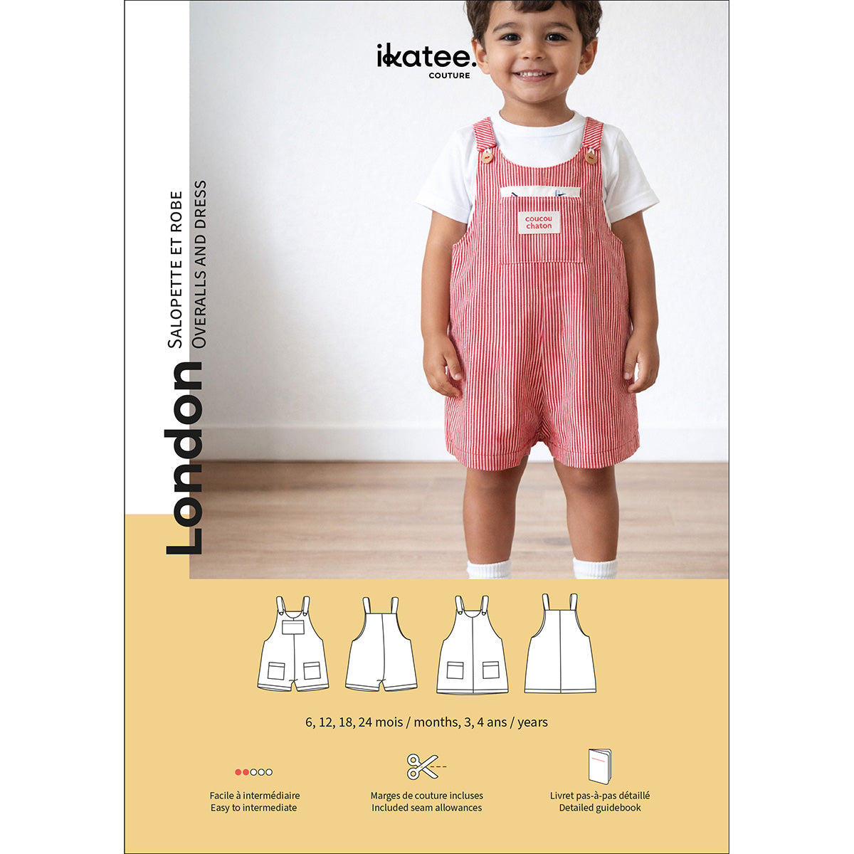 patron de couture salopette bébé