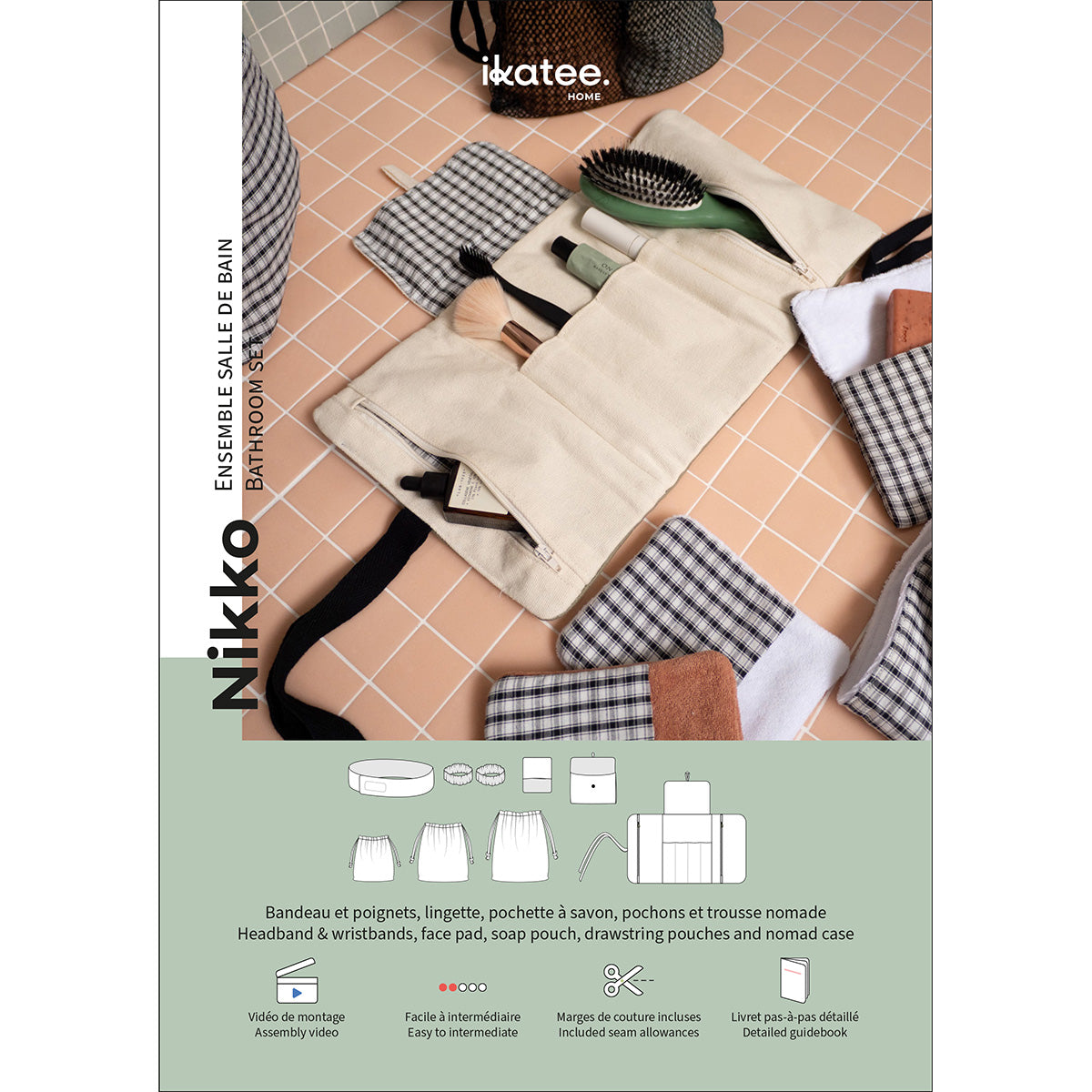 patron de couture accessoires salle de bain