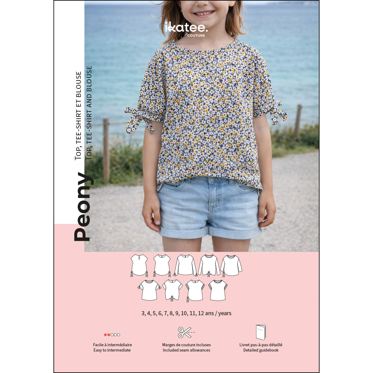 patron de couture blouse tee-shirt fille
