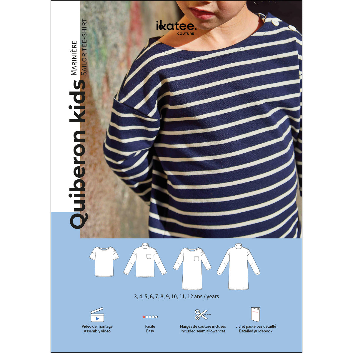 Patron de couture tee-shirt enfant rapide