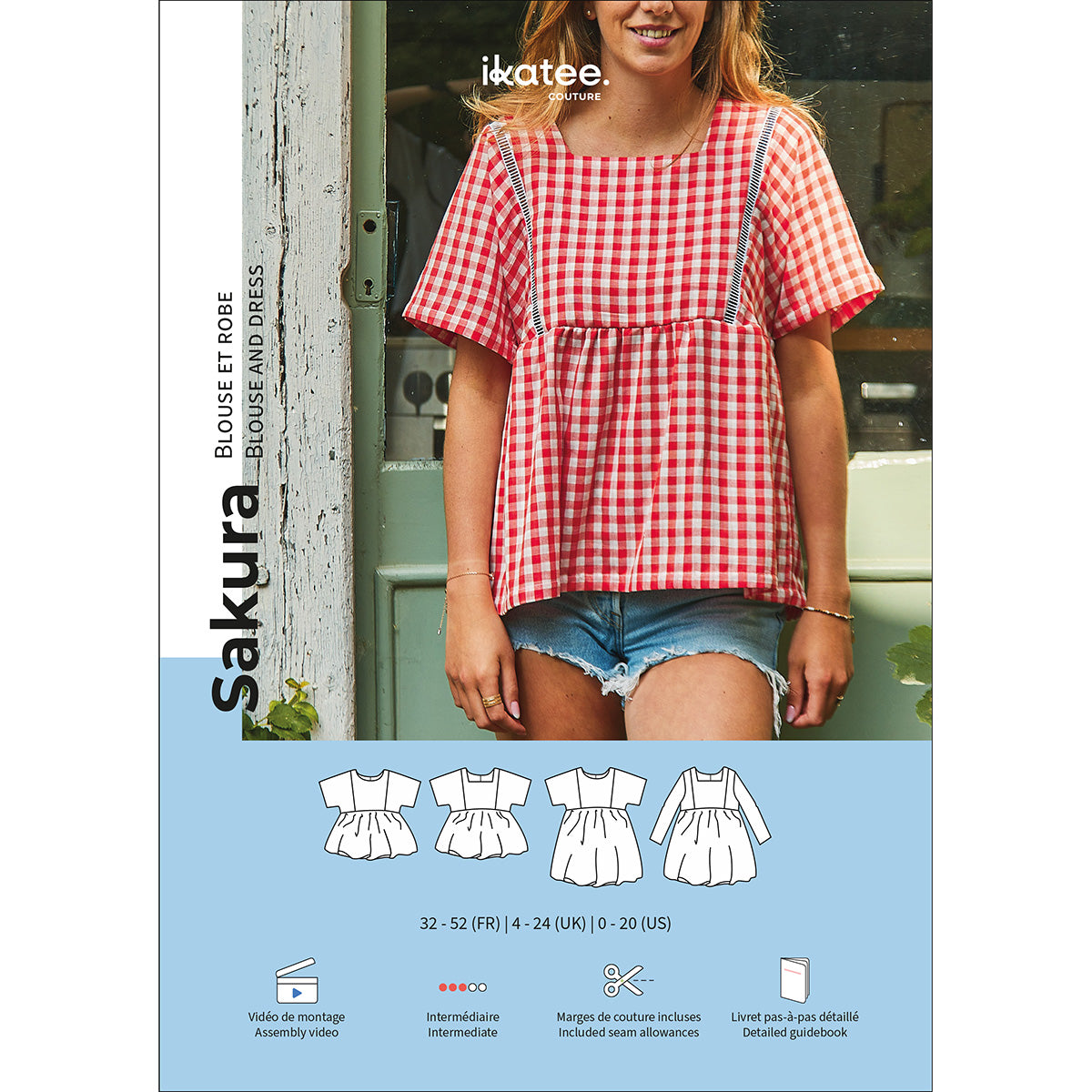 Patron de couture blouse robe femme