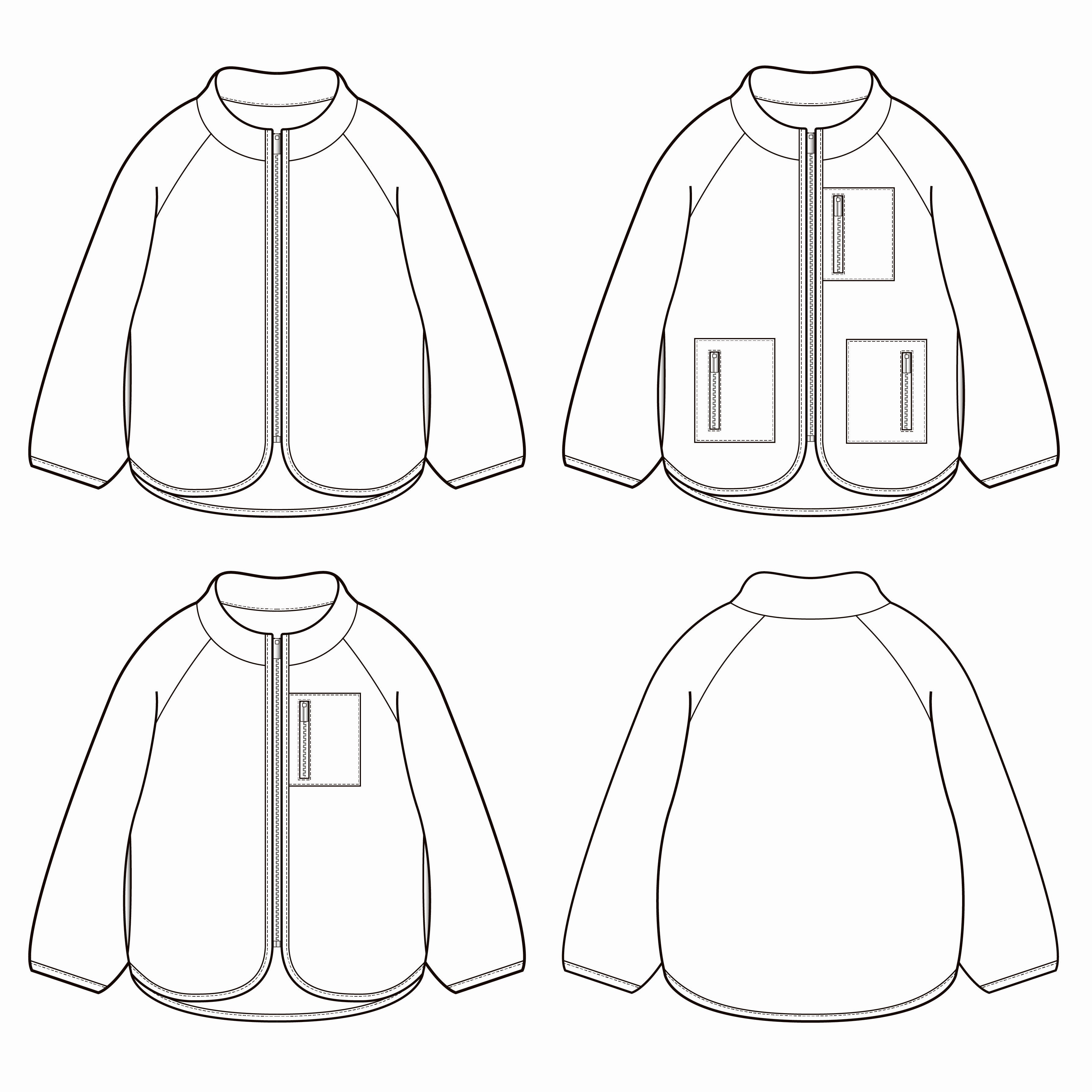 Patron de veste zippée NAGANO