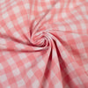 Medium checkered gingham fabric - Pink
