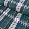 Tissu flanelle carreaux - Tartan - Bleu et vert foncé