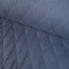 Tissu Double gaze matelassée - Bleu jean 510
