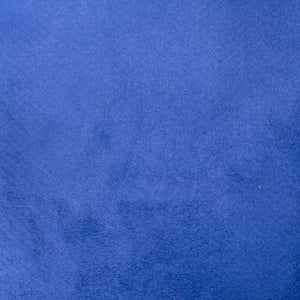 Tissu suédine doublée sherpa - Bleu roi