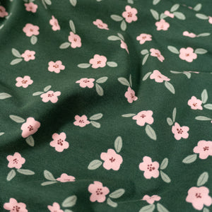 Jersey stretch - Primerose - Vert Forêt 118