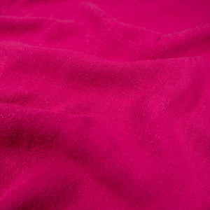 Coupon de Tissu Viscose Lin - Rose Fuchsia